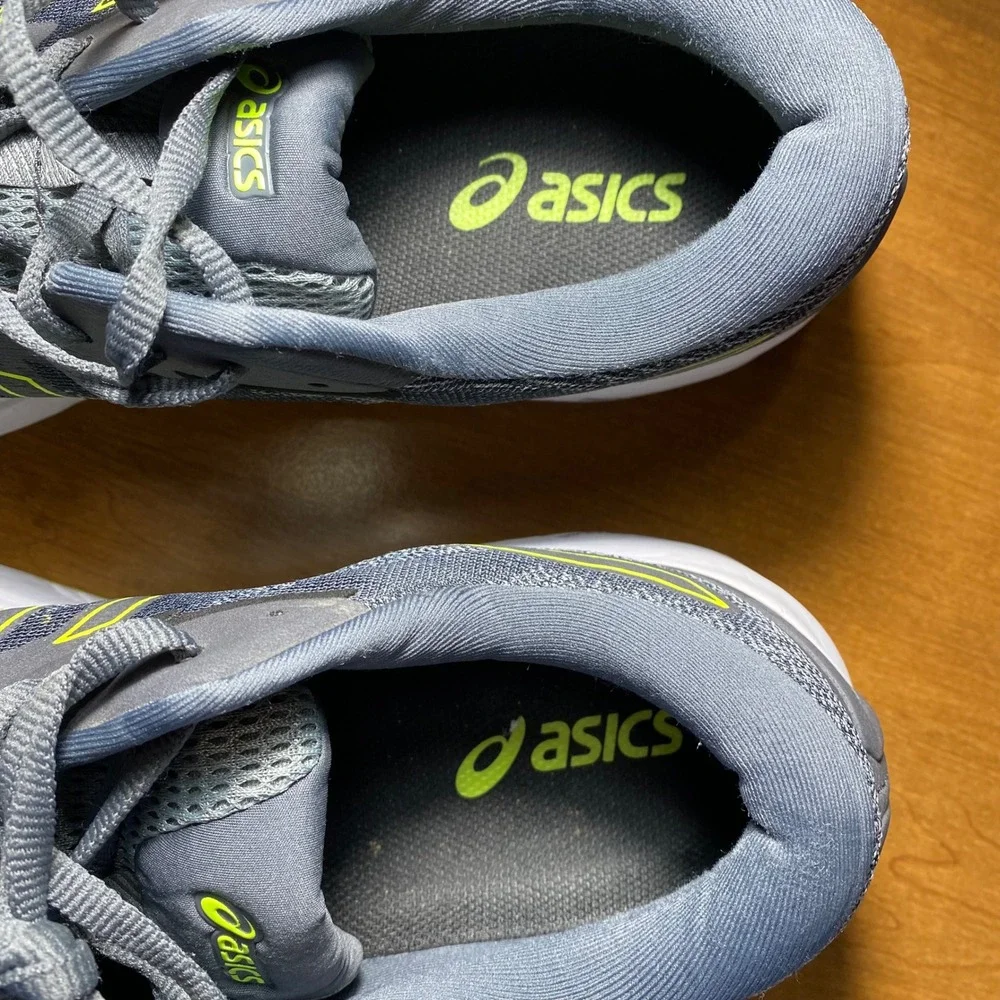 Asics GT-1000 11 Mens Running Shoes Grey Hazard Green 1011B354 Size 12